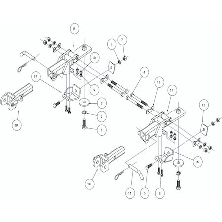Roadmaster BASEPLATE ESCALADE, AVALANCHE, TAHOE, YUKON, SILVERADO, SIERRA - 1500 MX 2 3154-3